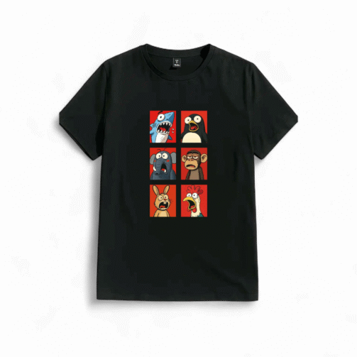 تیشرت حیوانات کارتونی