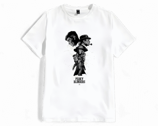 تیشرت با طرح پیکی بلایندرز