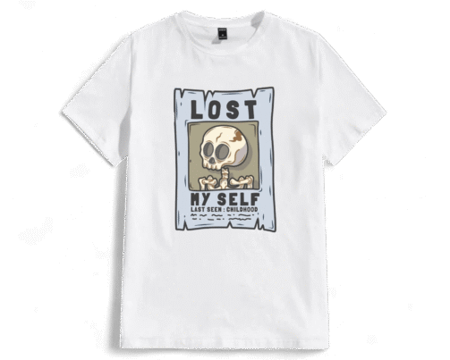 تیشرت نخ پنبه با طرح گرافیکی Lost Myself