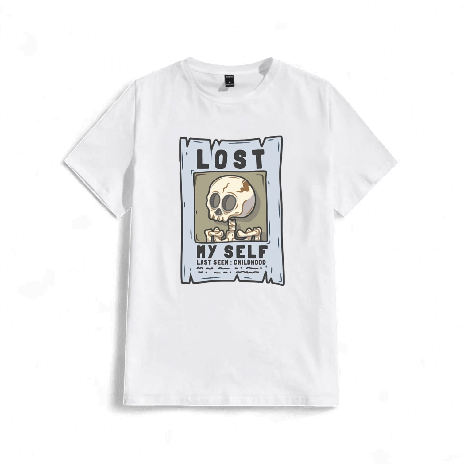 تیشرت نخ پنبه با طرح گرافیکی Lost Myself