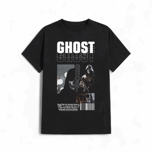 تیشرت گیمینگ طرح گوست